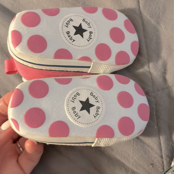 Pink Infant Converse Sneakers - Picture 3 of 3
